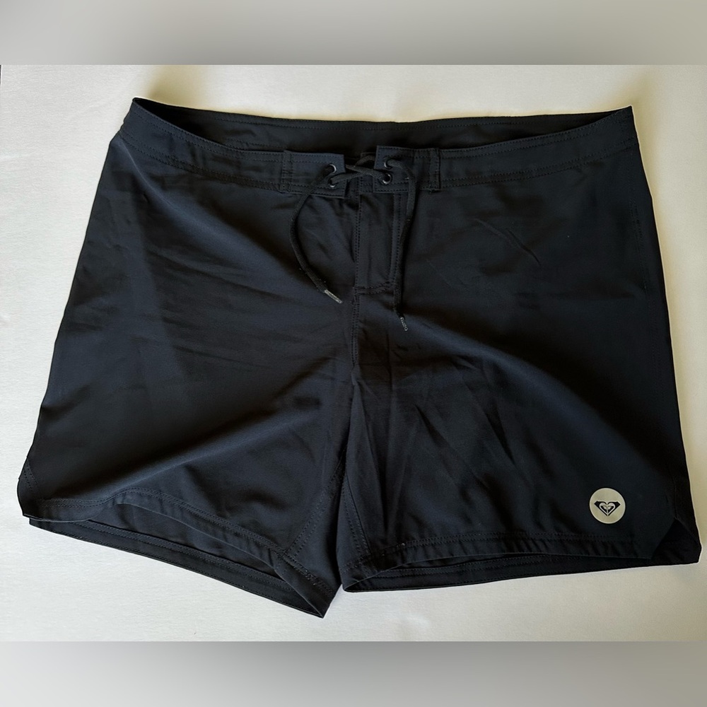 Roxy Board Shorts Black Size XL Swim Beach Surf Boardshort Cover-Up